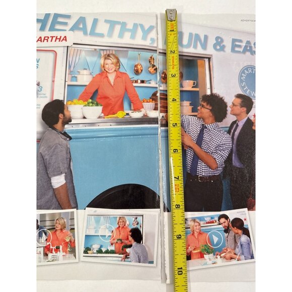 Macys & Martha Stewart Healthy Fun Easy Meals 2 Page Cut Advertisement Print Ad - Picture 2 of 2
